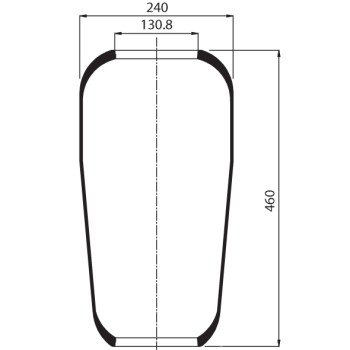 Air Spring Bellow - York FB (190/400 Ride Height)